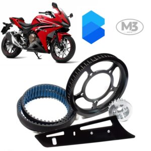 Kit Transmissão Correia Dentada - Honda CB500 R - Ano 2014 à 2019