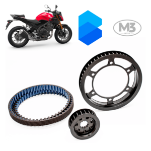 Kit Transmissão Correia Dentada - Honda CB500 F CB500F - Anos 2023 à atual - Imagem 1