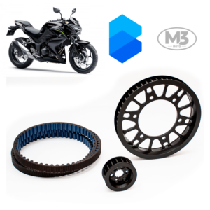 Kit Transmissão Correia Dentada - Kawasaki Z300 - Imagem 3