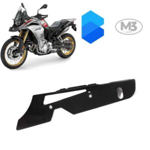 Conj. Protetor Inferior Transmissão M3moto - Bmw F650 Importada - Imagem 1