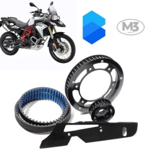 Kit Transmissão Correia Dentada - BMW F800 GS - Alemã 2009 - 2010