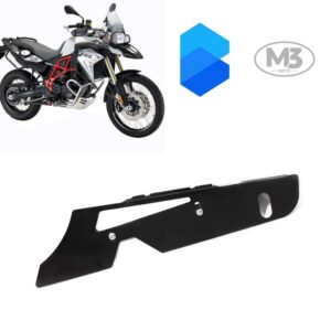 Conj. Protetor Inferior Transmissão M3moto - Bmw F700 GS - Imagem 1
