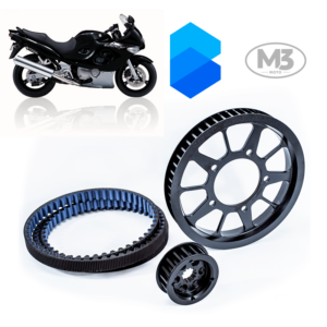 Kit Transmissão Correia Dentada - Suzuki GSX750 F - Imagem 1