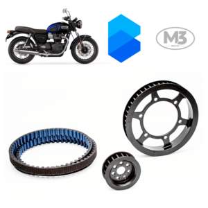 Kit Transmissão Correia Dentada - Triumph T100 900cc Boneville