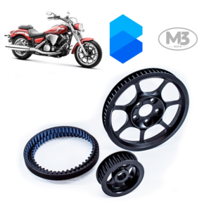 Kit Transmissão Correia Dentada - Yamaha XVS 950 Midnight - Imagem 1